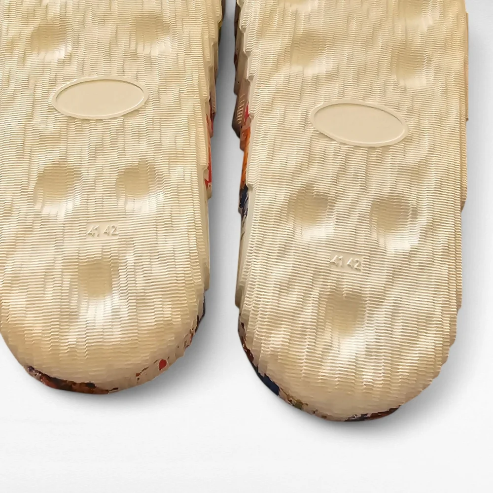 Colorful Paint Splatter Slides Size EU 41/42